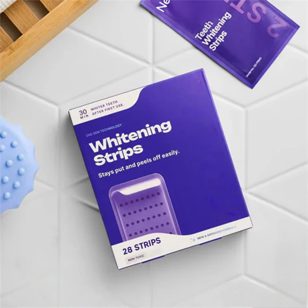 ✨ Nexisify Purple Teeth Whitening Strips (Gen 2)