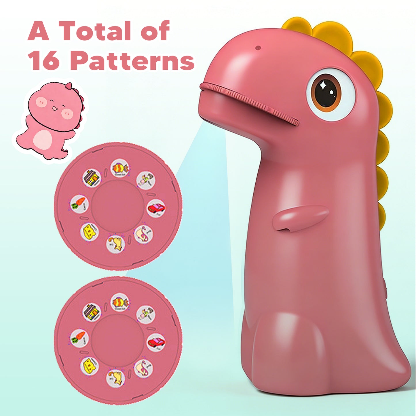 2026 Cute Dinosaur Drawing Projector & Night Light