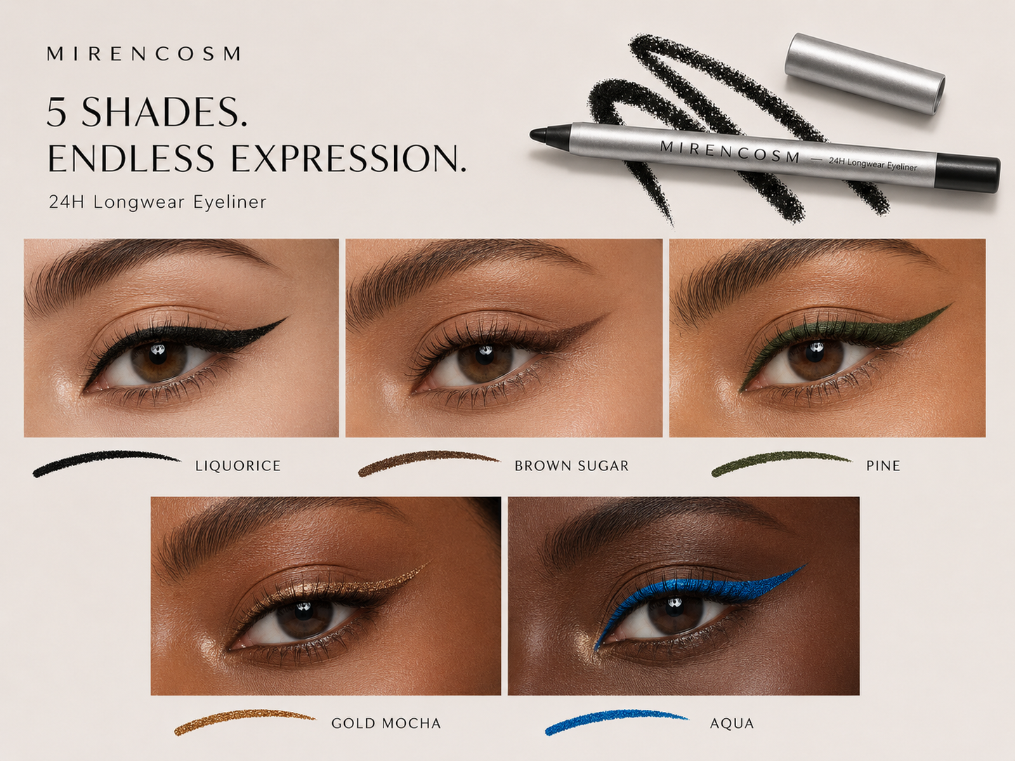 Buy 1 Get 1 Free — 24H Waterproof Eyeliner That Won’t Smudge