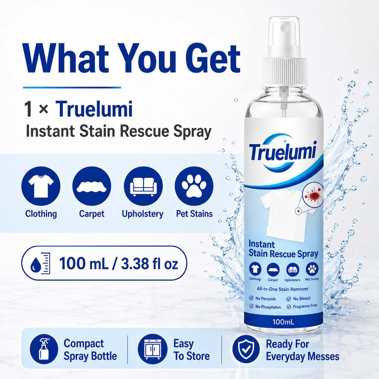 Truelumi Instant Stain Rescue Spray