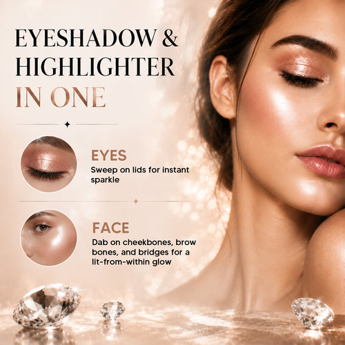 ⏰Buy one and get one free ✨ Starlight Shimmer Liquid Eyeshadow & Highlighter — One Product, Endless Glow! ✨