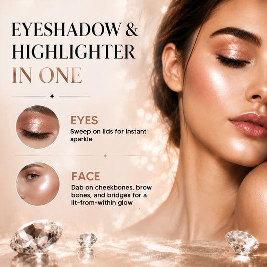 ⏰Buy one and get one free ✨ Starlight Shimmer Liquid Eyeshadow & Highlighter — One Product, Endless Glow! ✨
