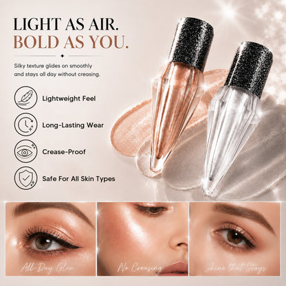 ⏰Buy one and get one free ✨ Starlight Shimmer Liquid Eyeshadow & Highlighter — One Product, Endless Glow! ✨