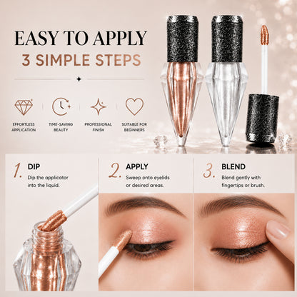 ⏰Buy one and get one free ✨ Starlight Shimmer Liquid Eyeshadow & Highlighter — One Product, Endless Glow! ✨