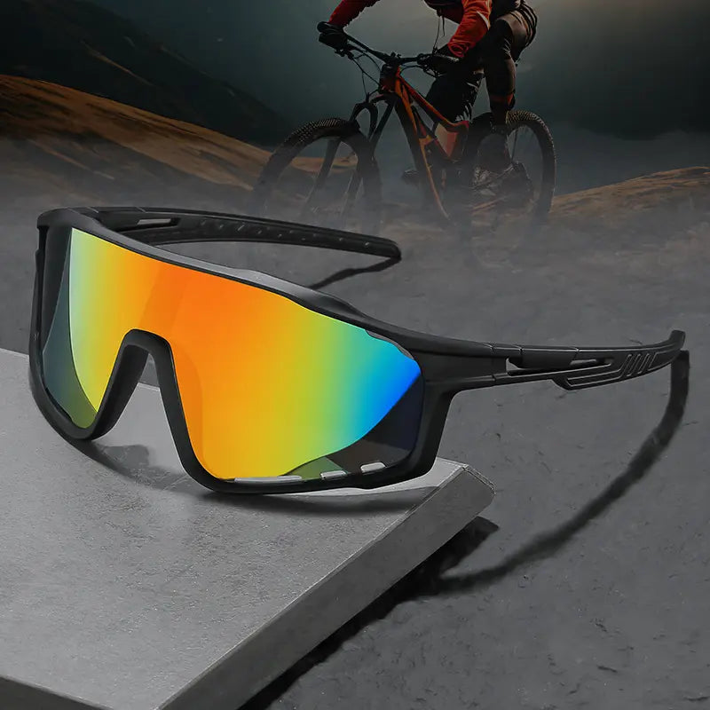 Photochromic UV-Protective Sports Sunglasses for Cycling & Hiking – Windproof, Sand-Resistant Eyewear