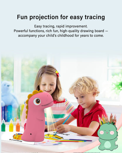 2026 Cute Dinosaur Drawing Projector & Night Light