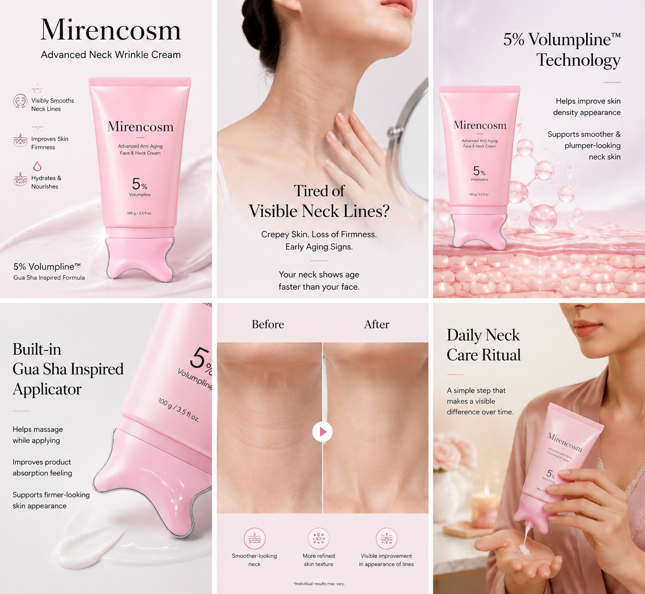 Mirencosm Face & Neck Firming Cream  Lift, Hydrate & Restore Radiant-Looking Skin