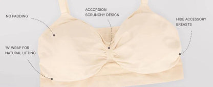Mirencosm Women Jelly Bras Wirefree Full Coverage No Underwire Everyday Bras Comfortable Wireless Padded Tshirt Bra
