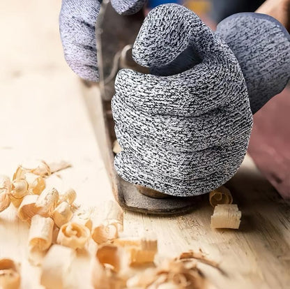 Cut-Resistant Gloves -- Food-Grade Level 5 Cut-Resistant Touchscreen Gloves