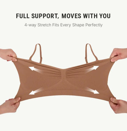 Mirencosm Women Jelly Bras Wirefree Full Coverage No Underwire Everyday Bras Comfortable Wireless Padded Tshirt Bra