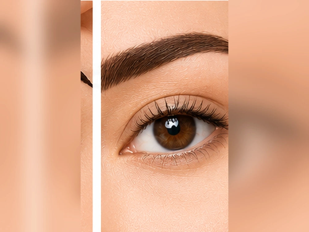 After using truelumi brow tint