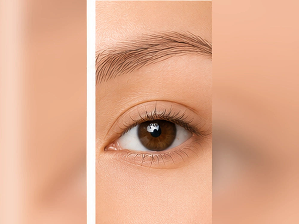 Before using truelumi brow tint