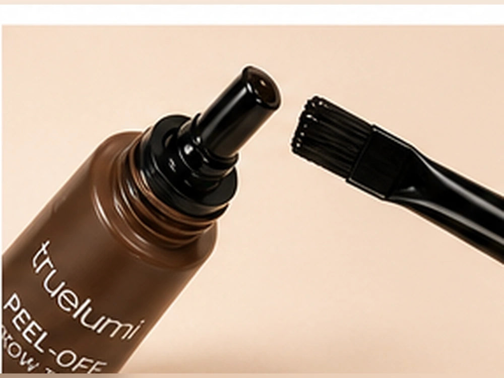 Apply truelumi brow tint